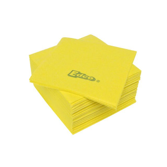 Edco Merritex Heavy Duty Cloths, Yellow, 20 Pack