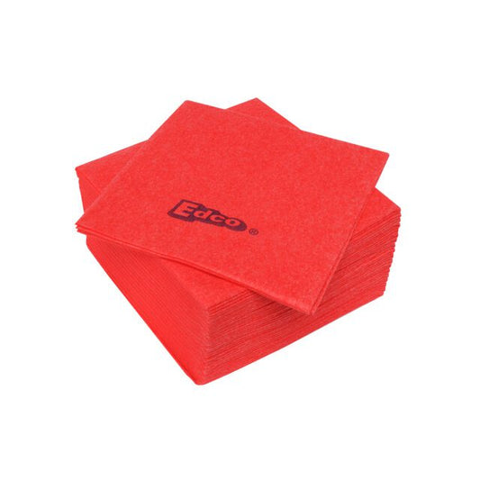 Edco Merritex Heavy Duty Cloths, Red, 20 Pack