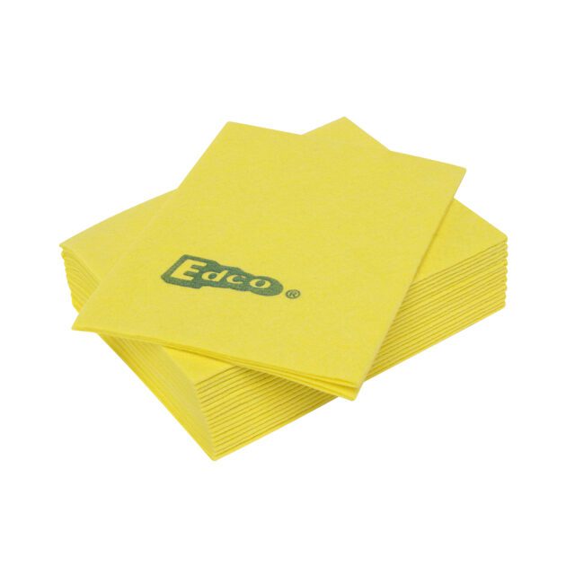 Edco Merritex Heavy Duty Viscose Cloth, Yellow, 10 Pack