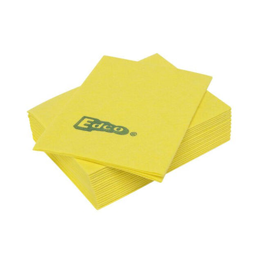 Edco Merritex Heavy Duty Viscose Cloth, Yellow, 10 Pack