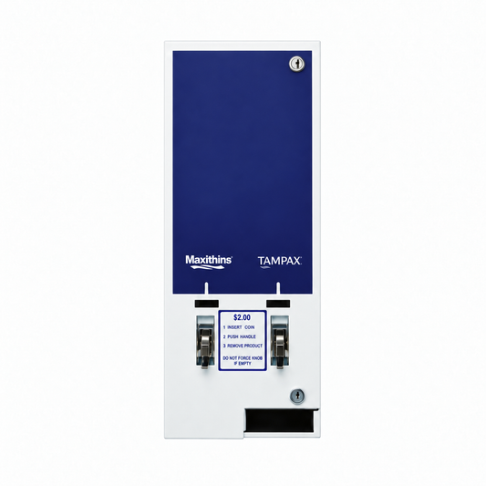 Dual Feminine Vending Machine Dispenses