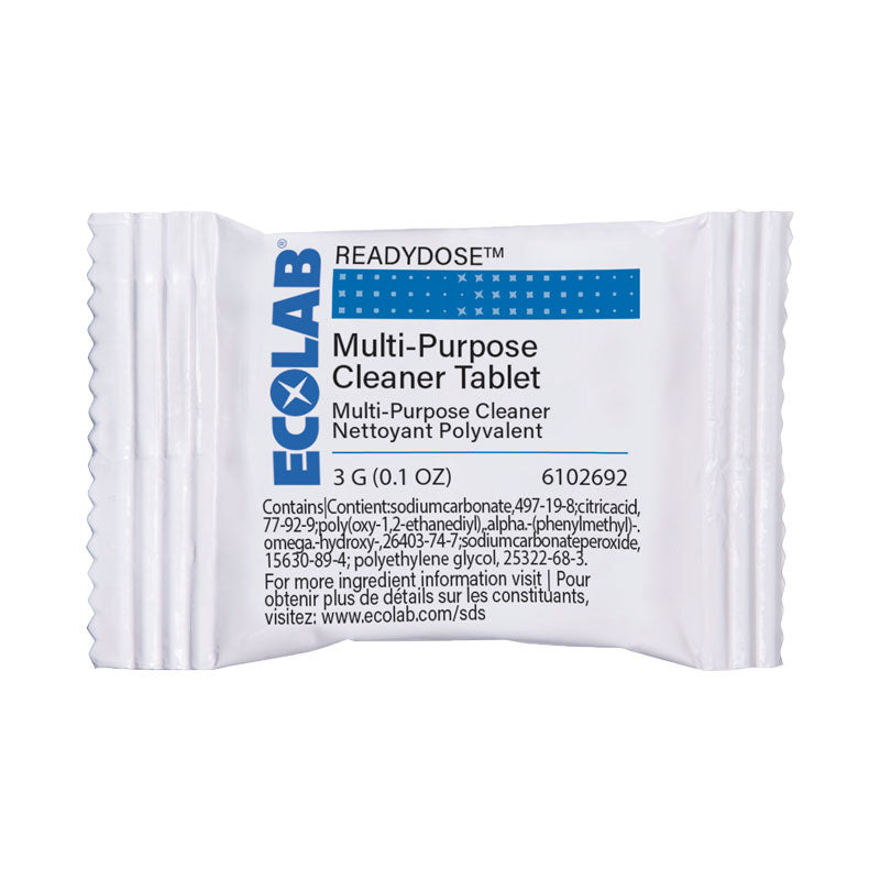 Ecolab ReadyDose Multipurpose Cleaner Tablet 3g