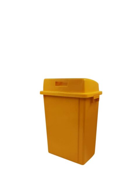 Yellow Medical Clinical Waste, Sharps Disposal Bin, 40L