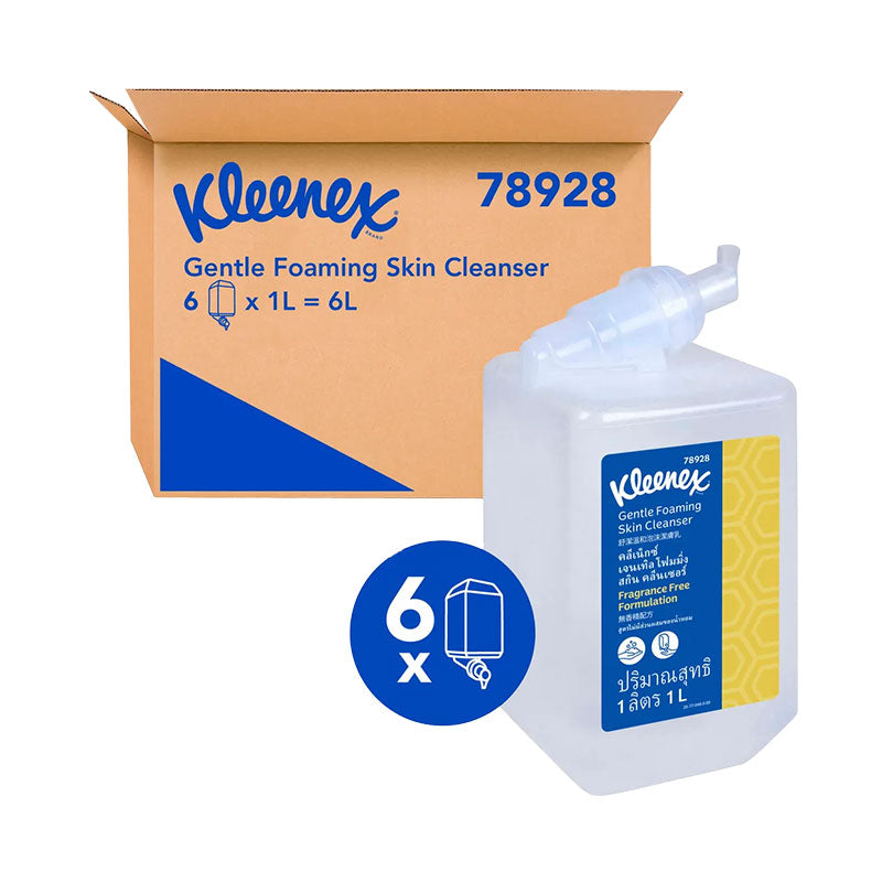 Kleenex Gentle Foaming Skin Cleanser 1L (78928) - 6 Cartridges
