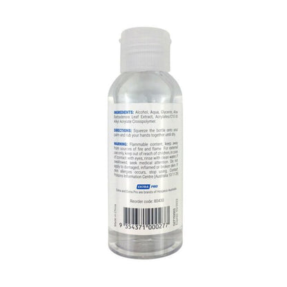 Extra Hygiene Antibacterial 75% Alcohol Hand Sanitiser Gel, 100mL