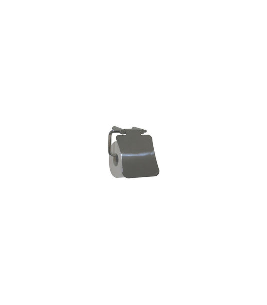 Toilet Paper Holder with Cover Bright 120mm