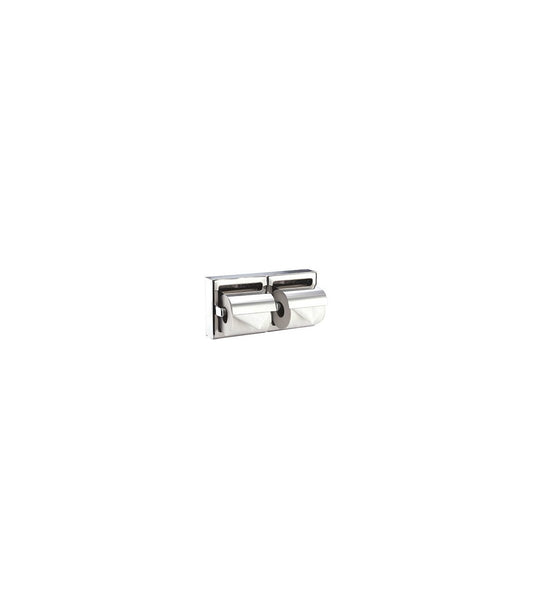 Double toilet paper holder with cover Bright