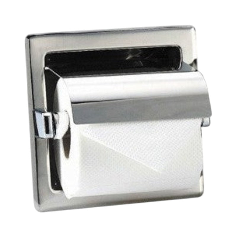 Mediclinics Recessed Toilet Paper Holder with Cover