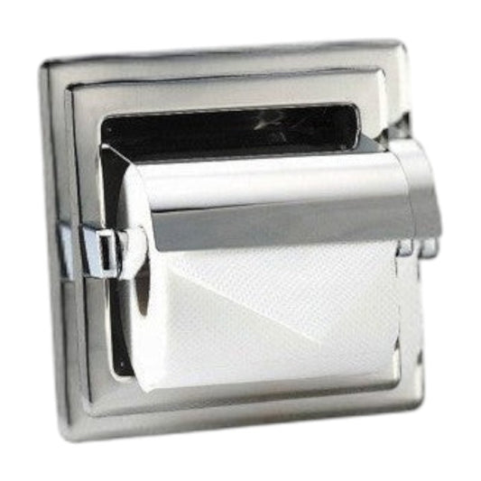 Mediclinics Recessed Toilet Paper Holder with Cover