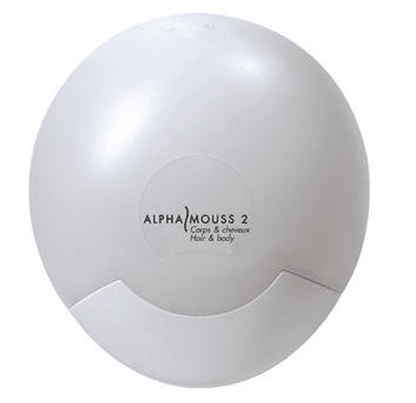 AlphaMouss Dispenser White Ivory, 3-In-1 Gel for Hair, Body, and Hands, 350 mL