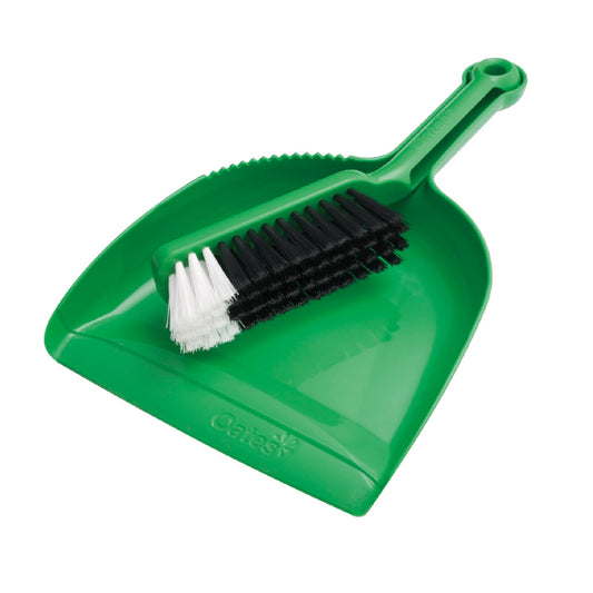 Dustpan & Bannister Set Green