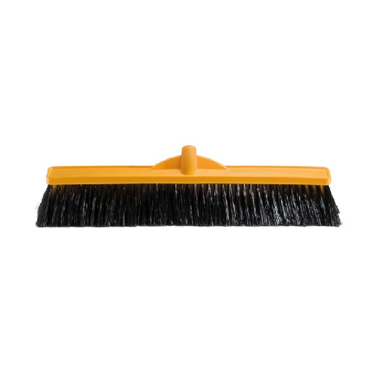 Workshop Medium Stiff Poly Broom - Head Only, 600 mm