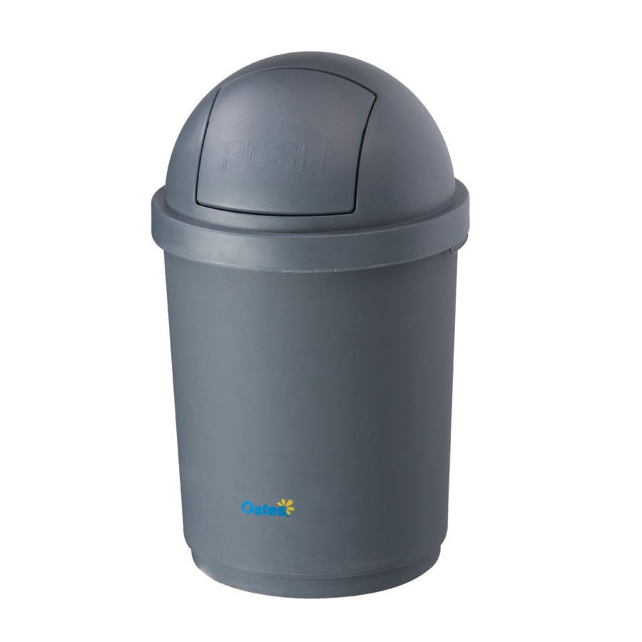 Domed Bin ,Grey, 28L