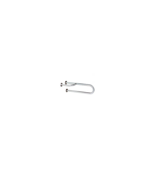 Wall mounted grab bar 3 points right bright