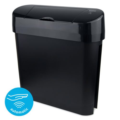 Automatic Sanitary Bin Black, 15 L