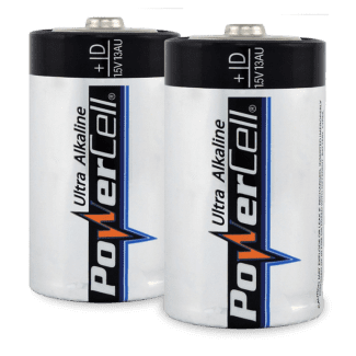 Batteries (D Size Ultra Alkaline)