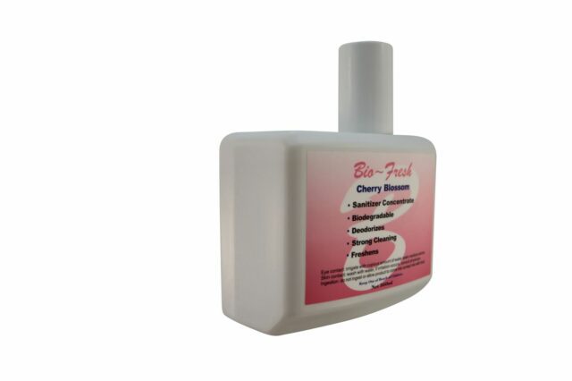 BioFresh Biological Toilet and Urinal Bowl Almond Cherry Sanitizing Concentrated Solution Refill - 360mL