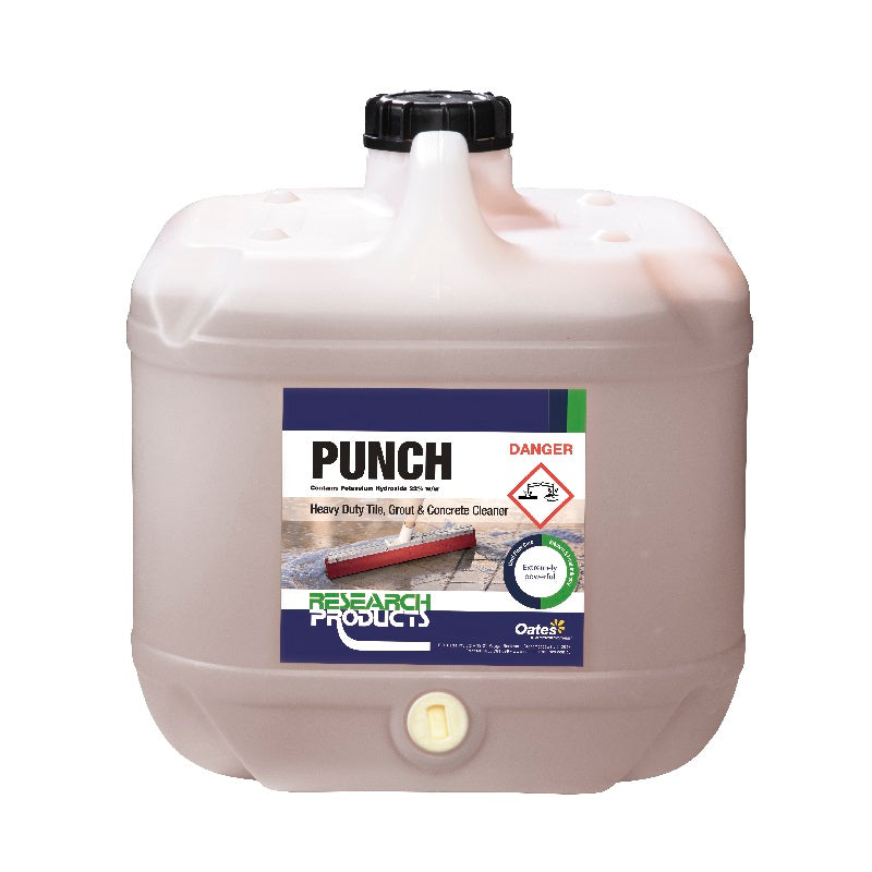 Oates Punch Heavy Duty Tile Grout and Concrete Cleaner 15L