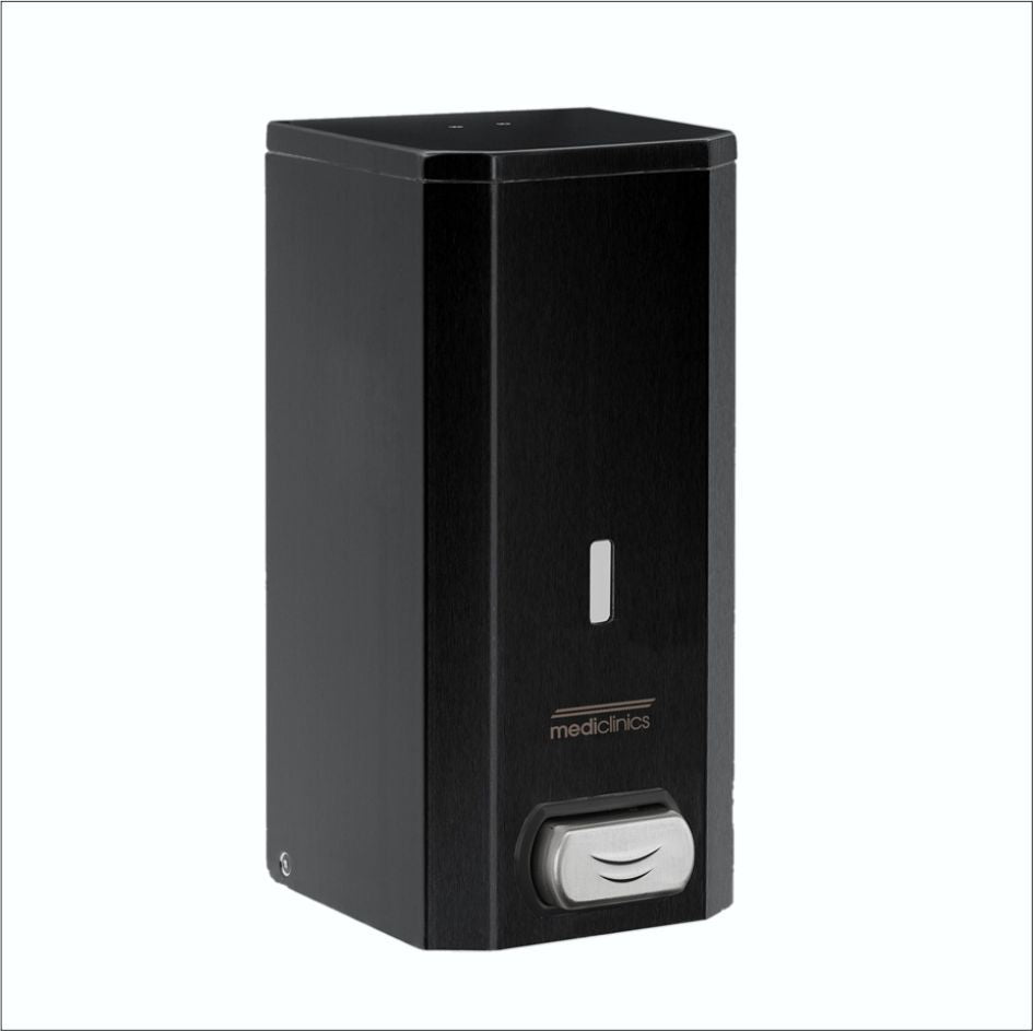 Soap Dispenser Manual Black Steel Bulk Fill DJ0031B