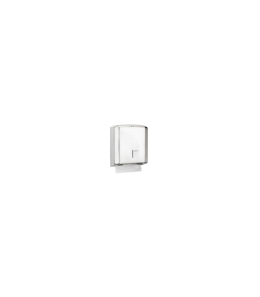Paper towel dispenser 400-600 C/Z towels stainless steel bright dt2106c