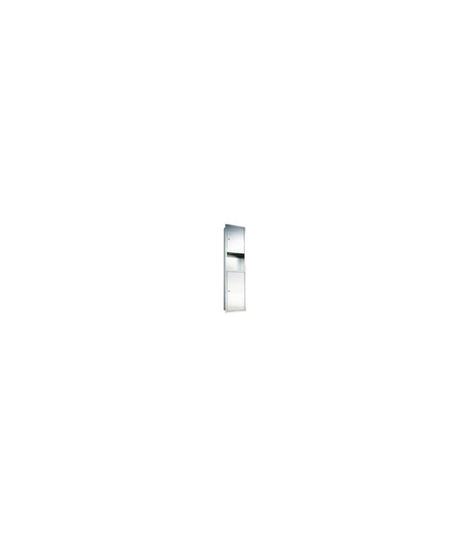 2-in-1 Cabinet with Large Capacity Towel Dispenser