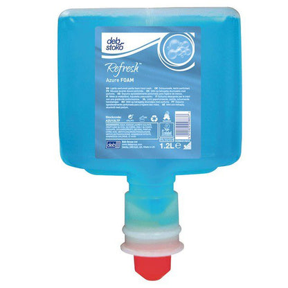 Refresh Azure Foam Hand Wash, Touch Free, Crisp Fruit, 1.2L Cartridge