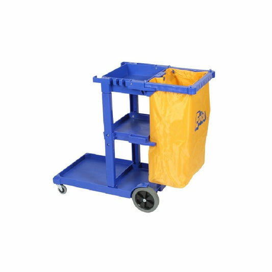 Edco Janitor Cart – Blue