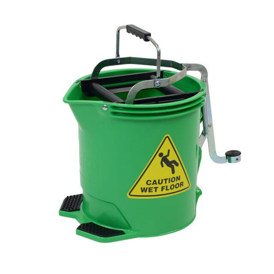 Edco Wringer Bucket, Green, 15 L