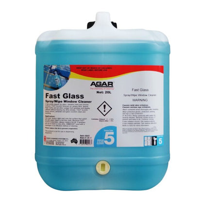 Agar Fast Glass Spray / Wipe Window Cleaner