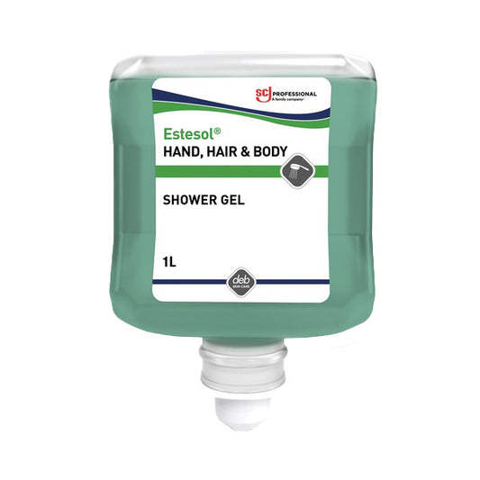 Estesol Hand, Hair & Body Universal Shower Gel, 1L Cartridge