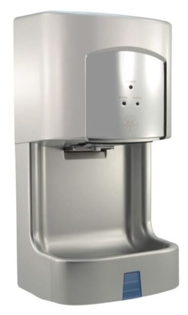 JetMAX High Speed Hand Dryer Satin Silver With Chrome