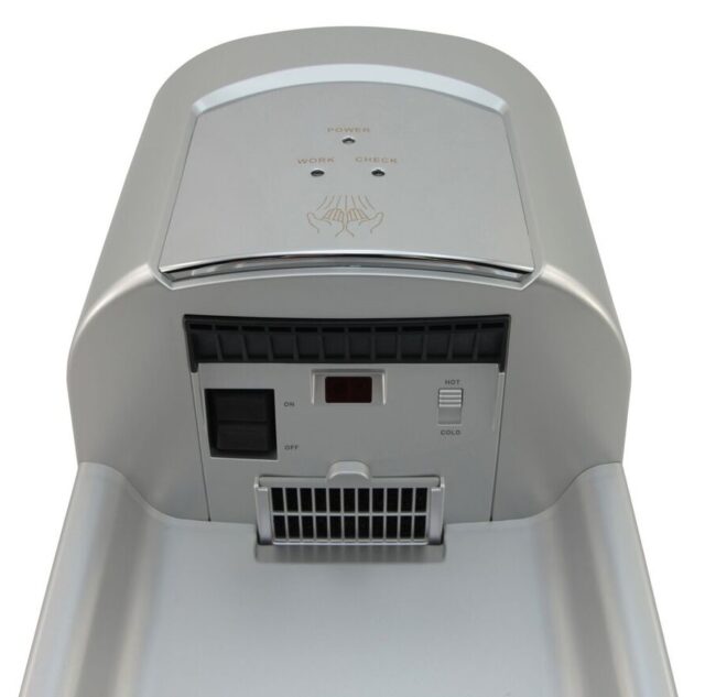 JetMAX High Speed Hand Dryer Satin Silver With Chrome