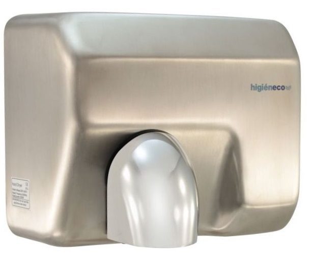 TradeMAX Solid Stainless Steel Auto Conventional Hand/Face/Hair Dryer Satin Brush