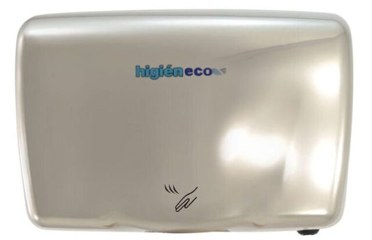 SpaceMAX High Speed Stainless Steel Horizontal Bright Chrome Finish Hand Dryer