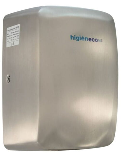 SpaceMAX High Speed Stainless Steel Stain Brush Finish Vertical Hand Dryer