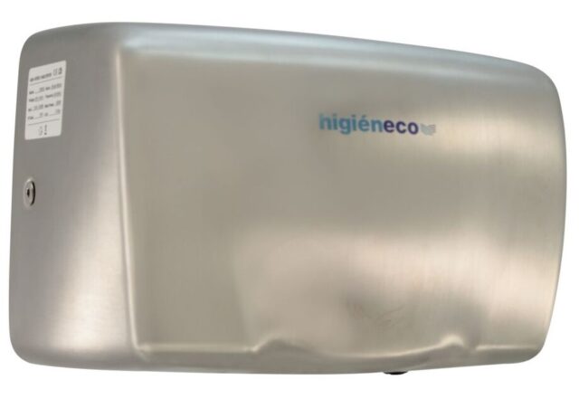 SpaceMAX High Speed Stainless Steel Stain Brush Finish Horizontal Hand Dryer