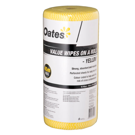 Value Wipes Roll, Yellow