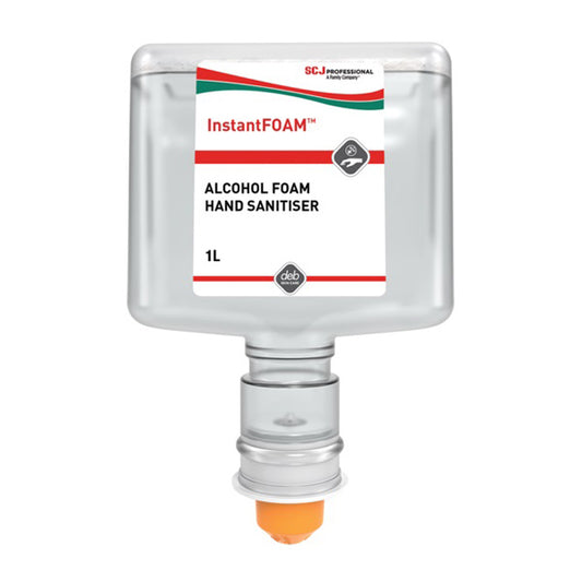 InstantFOAM Alcohol-Based Foam Hand Sanitiser, Touch Free, 1L Cartridge