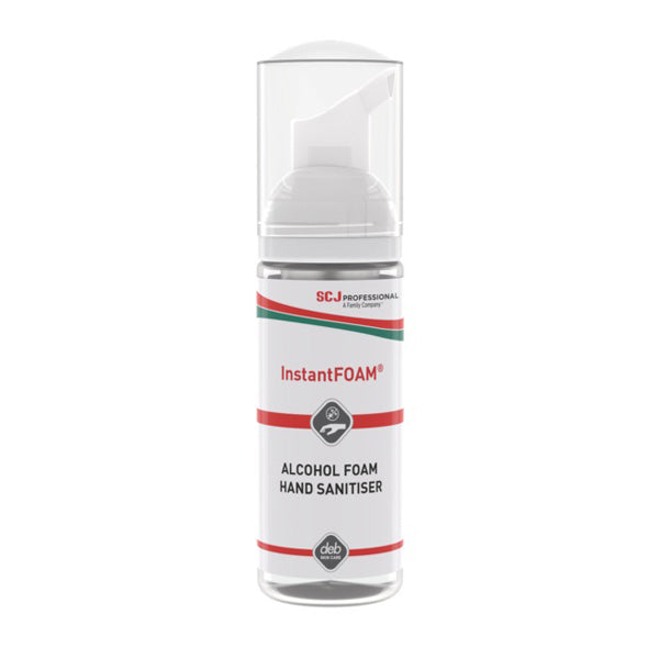 InstantFOAM Alcohol-Based Foam Hand Sanitiser, 50 mL Pump Bottle