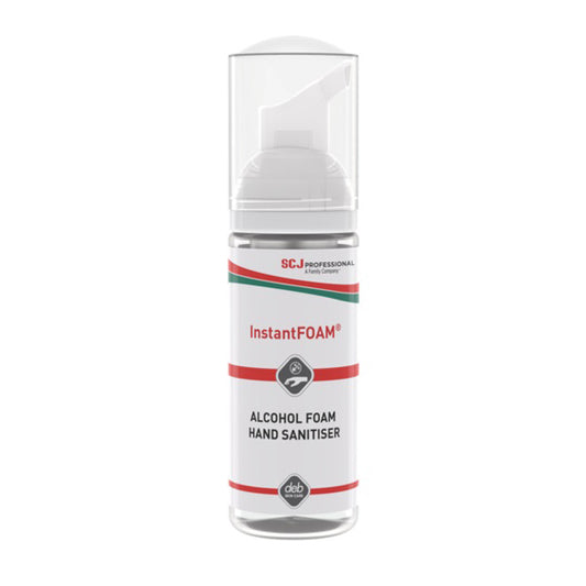 InstantFOAM Alcohol-Based Foam Hand Sanitiser, 50 mL Pump Bottle