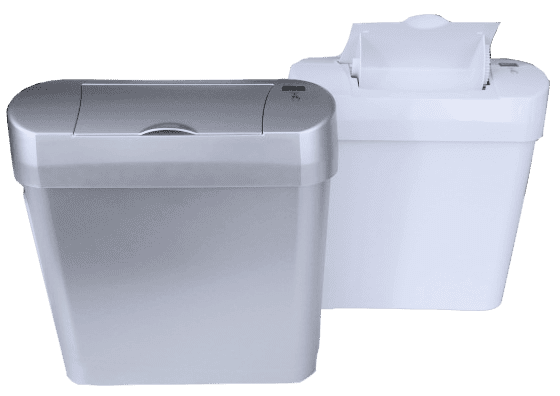Automatic Sanitary Bin, White, 15 L