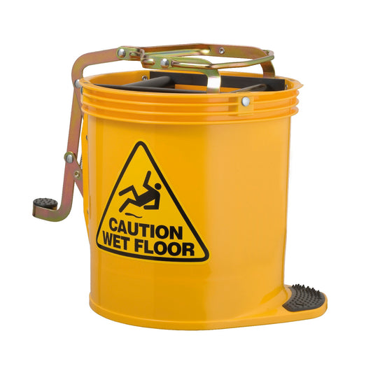 Wringer Bucket Contractor, Yellow, 15L