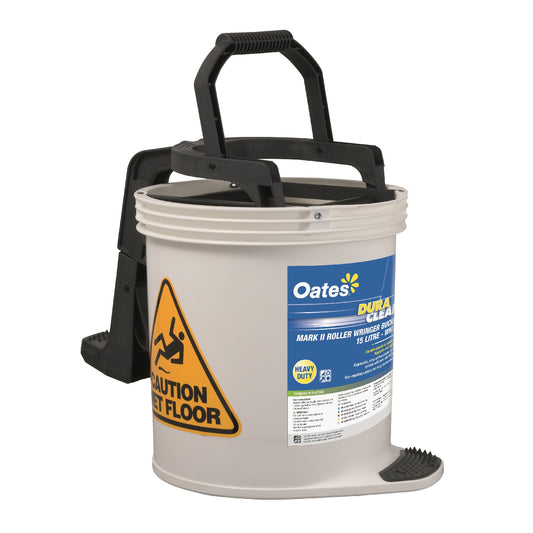 Wringer Bucket Duraclean, White, 15L