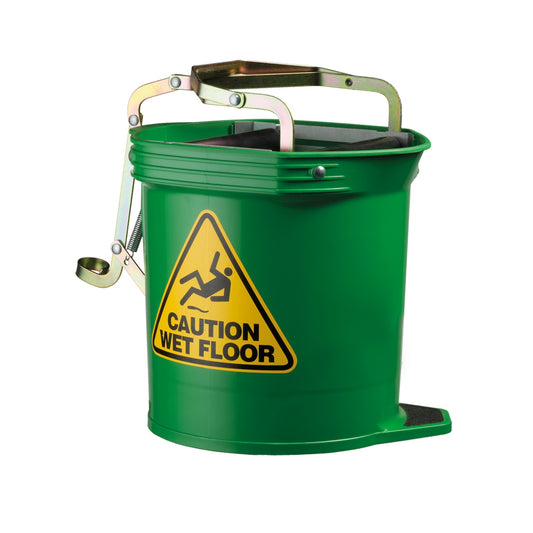 Wide Mouth Contract Bucket, Green, 16L