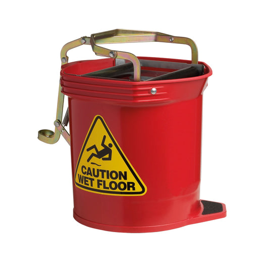 Wide Mouth Contract Bucket, Red, 16L