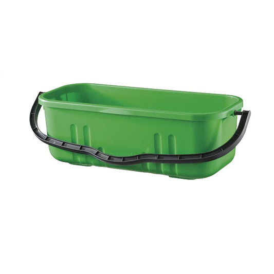 DuraClean Flat Mop Window Bucket, Green, 18L