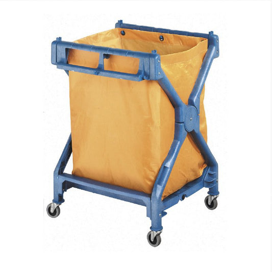 Scissor Trolley Plastic Frame Trolley With Bag