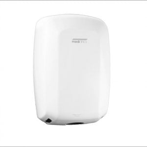 Mediclinics Machflow Hand Dryer Auto White Steel M09A