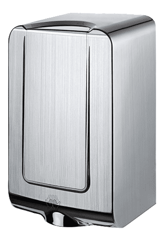 MiniMAX High Speed ABS Plastic Brush Stainless Steel Finish Hand Dryer