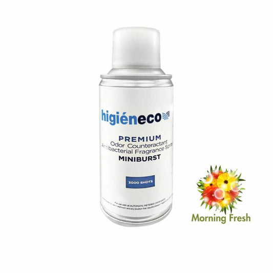 Higieneco MiniBurst 1.0 Aerosol Air Freshener Automatic Fragrance Refill, Antibacterial, 3000 Sprays, 110 mL